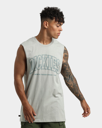 Dickies Harker Muscle Singlet Pebble