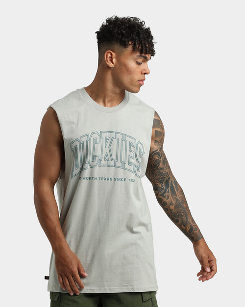 Dickies Harker Muscle Singlet Pebble