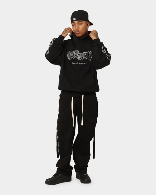 Loiter Cosmic Rhinestone Hoodie Black