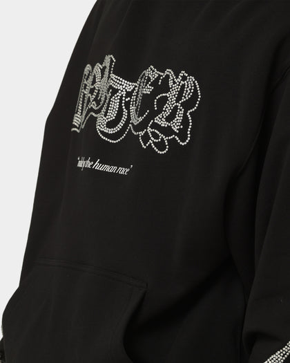 Loiter Cosmic Rhinestone Hoodie Black