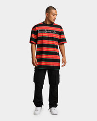 Karl Kani Originals Stripe T-Shirt Red