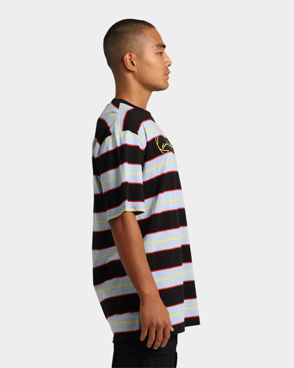 Karl Kani Originals Stripe T-Shirt Light Blue