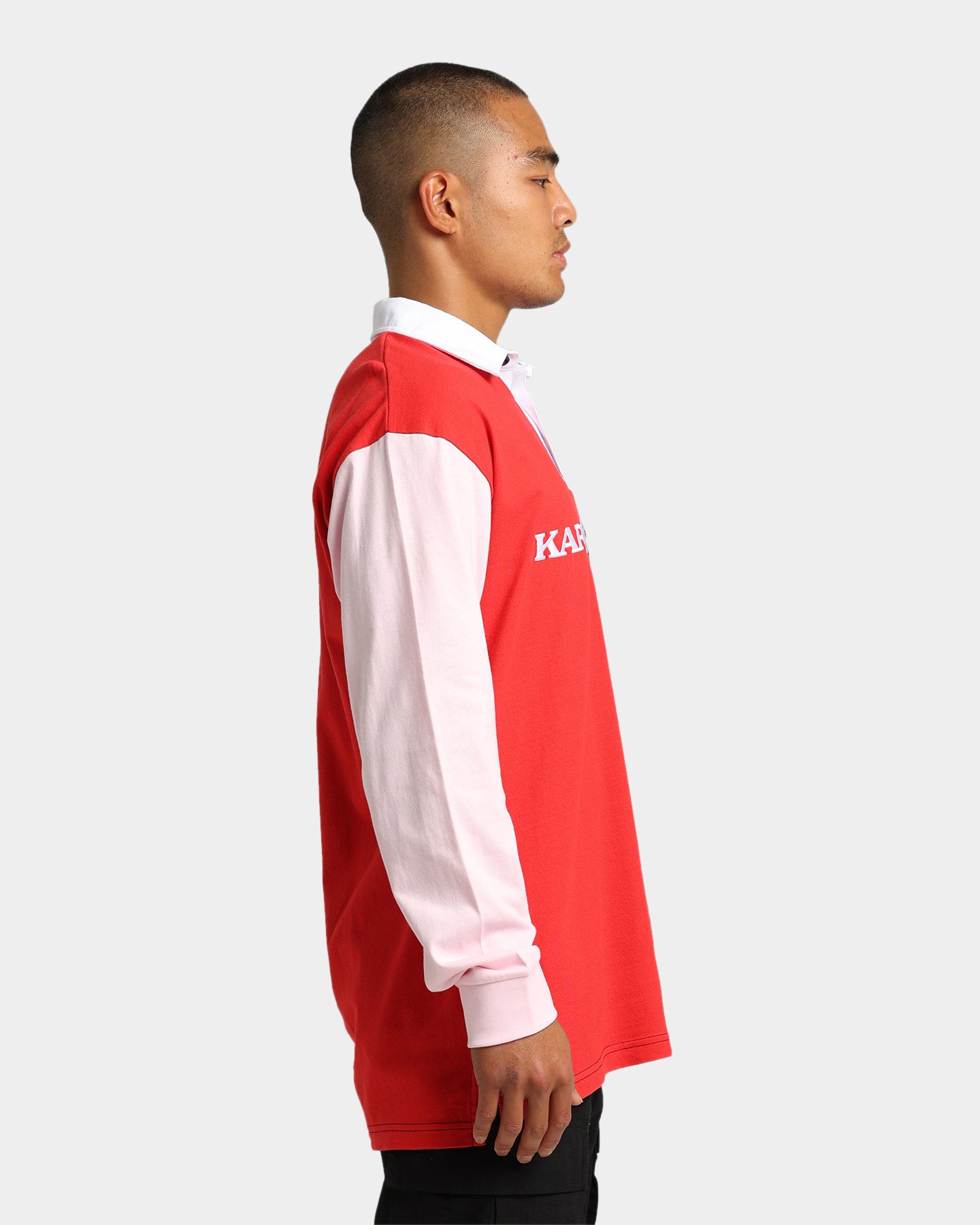 Karl Kani Retro Block Rugby Shirt Navy | Culture Kings US