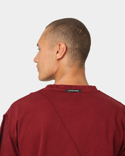 The Anti Order Anti Essential Non Seam T-Shirt Vintage Maroon