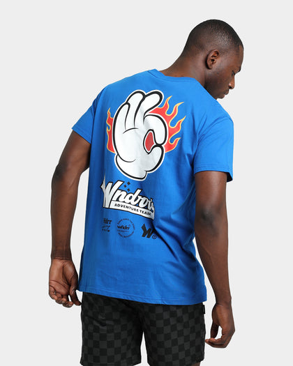 WNDRR Flame Custom Fit T-Shirt Royal Blue