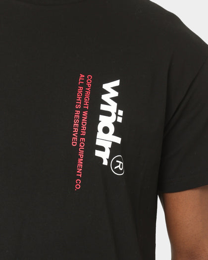WNDRR Offsets Custom Fit T-Shirt Black