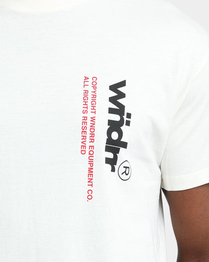 WNDRR Offsets Custom Fit T-Shirt Off White