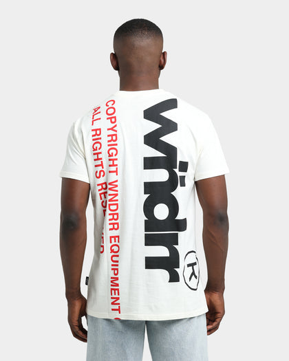 WNDRR Offsets Custom Fit T-Shirt Off White