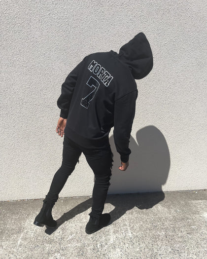Saint Morta Semi Final Rhinestone Hoodie Black