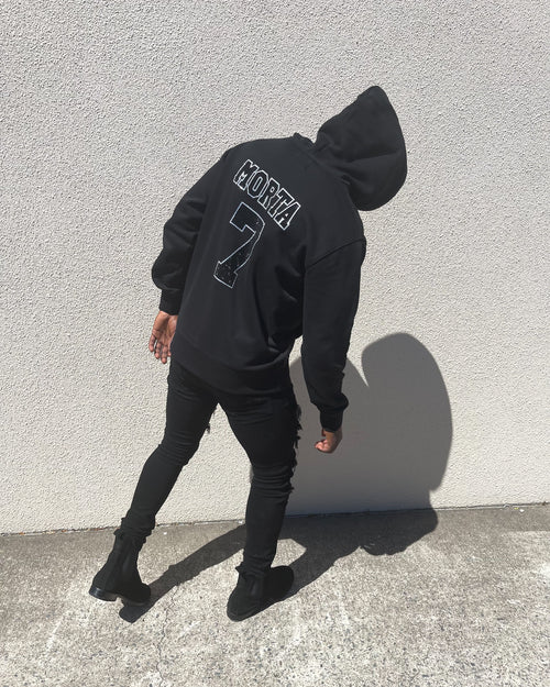 Saint Morta Semi Final Rhinestone Hoodie Black