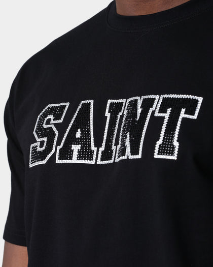 Saint Morta Semi Final Rhinestone T-Shirt Black