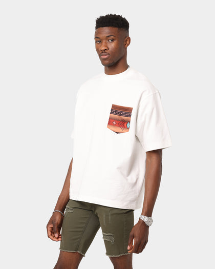 XXIII Luis Printed Pocket T-Shirt White