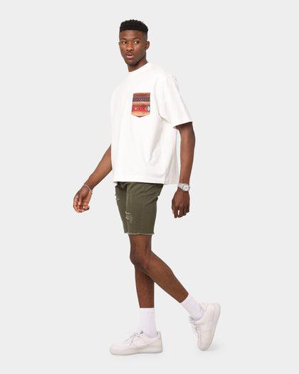 XXIII Luis Printed Pocket T-Shirt White