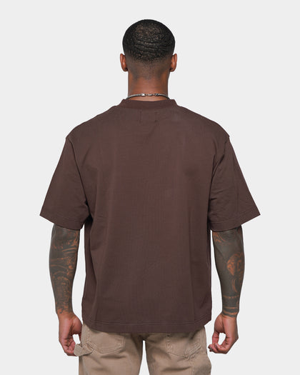 XXIII Luis Printed Pocket T-Shirt Brown