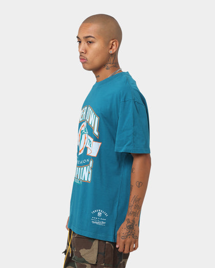 Mitchell & Ness Miami Dolphins Perfect Season T-Shirt Faded Teal