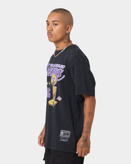 Mitchell & Ness Los Angeles Lakers '87 NBA Champs Vintage T-Shirt Vintage Black