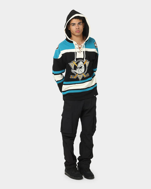 47 Brand Anaheim Ducks Superior Lacer Hoodie Jet Black/Shark
