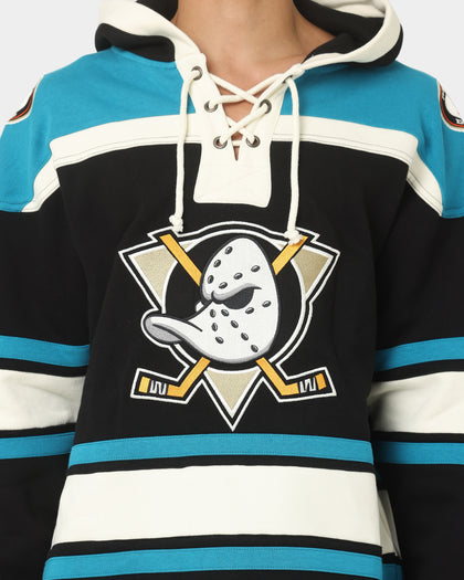 47 Brand Anaheim Ducks Superior Lacer Hoodie Jet Black/Shark
