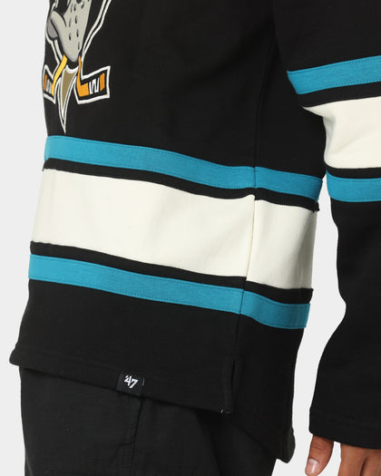 47 Brand Anaheim Ducks Superior Lacer Hoodie Jet Black/Shark