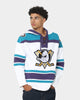 47 Brand Anaheim Ducks Superior Lacer Hoodie White Wash