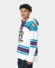47 Brand Anaheim Ducks Superior Lacer Hoodie White Wash