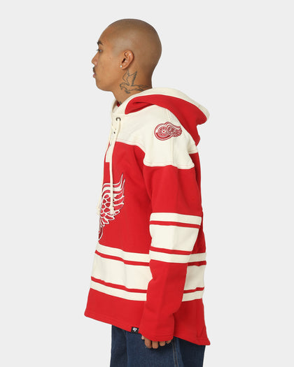 47 Brand Red Wings Superior Lacer Hood Red