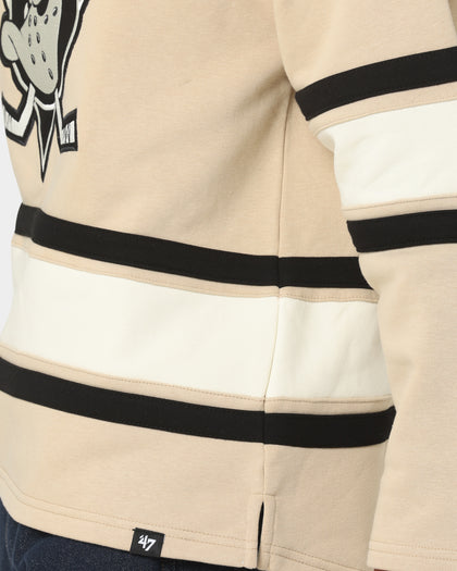 47 Brand Anaheim Ducks Superior Lacer Hoodie Khaki