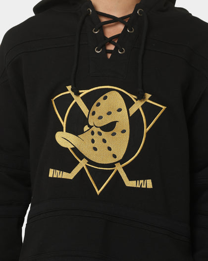 47 Brand Anaheim Ducks Superior Lacer Hoodie Black/Gold