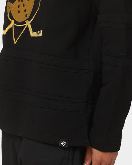 47 Brand Anaheim Ducks Superior Lacer Hoodie Black/Gold