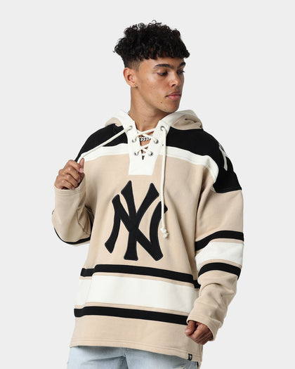 47 Brand New York Yankees Superior Lacer Hoodie Khaki