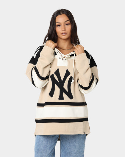 47 Brand New York Yankees Superior Lacer Hoodie Khaki