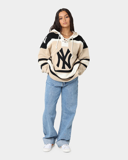 47 Brand New York Yankees Superior Lacer Hoodie Khaki