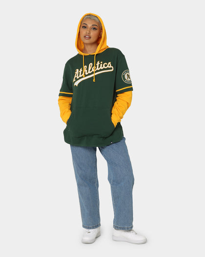 47 Brand Oakland Athletics Shortstop Hoodie Dark Green