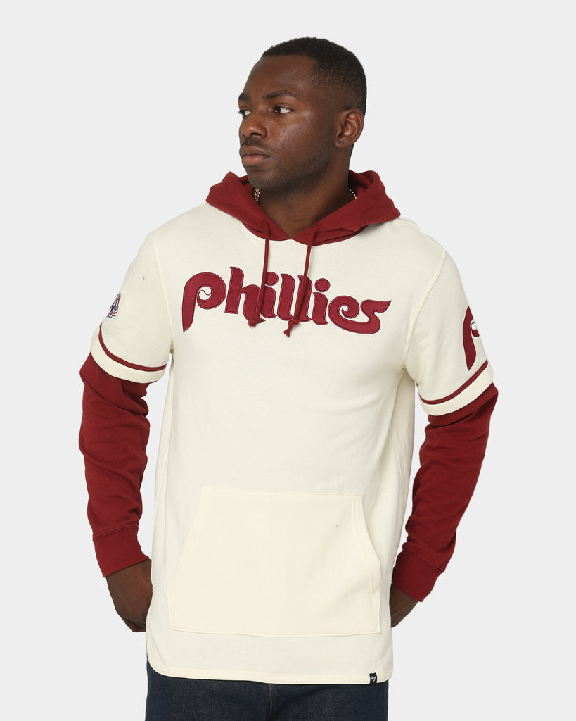 47 Brand Philadelphia Phillies Shortstop Hoodie Cream