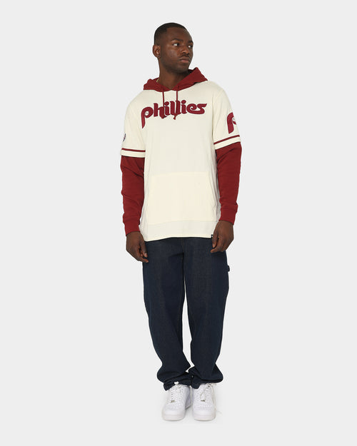 47 Brand Philadelphia Phillies Shortstop Hoodie Cream