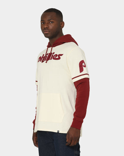 47 Brand Philadelphia Phillies Shortstop Hoodie Cream