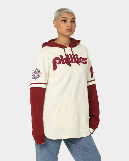 47 Brand Philadelphia Phillies Shortstop Hoodie Cream