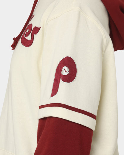47 Brand Philadelphia Phillies Shortstop Hoodie Cream