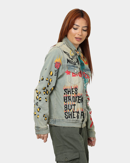 Lifted Anchors Detention Denim Jacket Blue