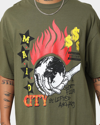 Lifted Anchors K Dot T-Shirt Olive