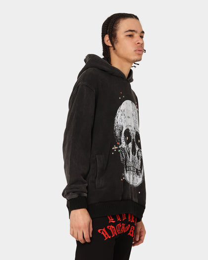 Lifted Anchors Kingdom Hoodie Washed Black
