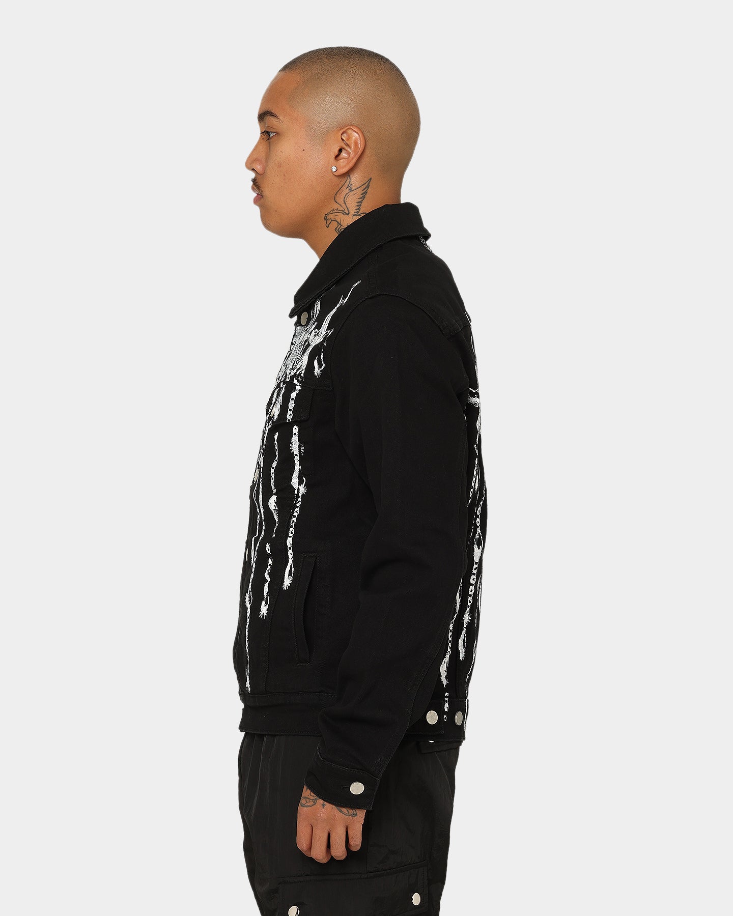 Lifted Anchors 'Manhattan' Denim Jacket Black | Culture Kings US