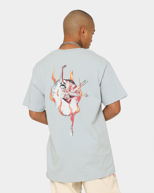 Lifted Anchors Ballerina Graphic T-Shirt Teal