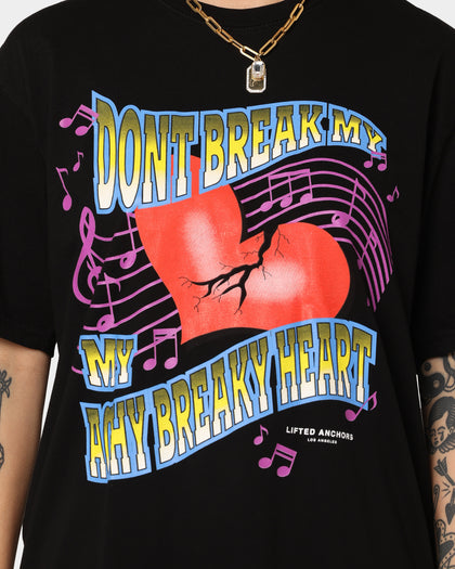 Lifted Anchors Heart Breaker T-Shirt Black
