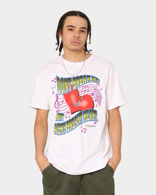 Lifted Anchors Heart Breaker T-Shirt White