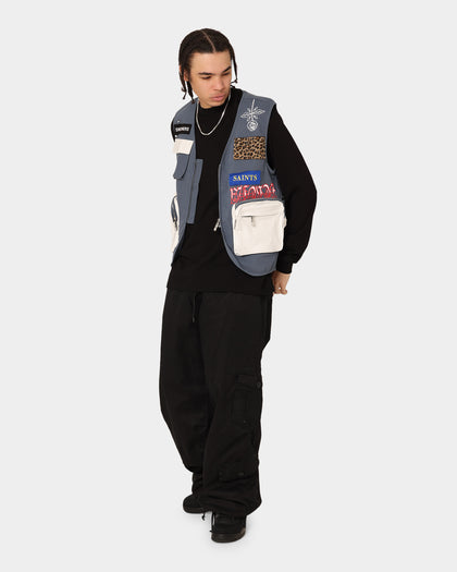 Lifted Anchors Warwick Utility Vest Navy