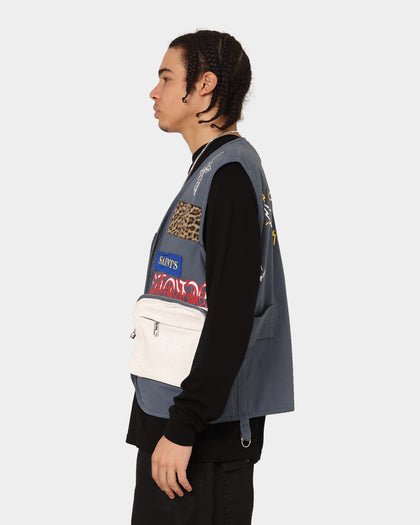 Lifted Anchors Warwick Utility Vest Navy