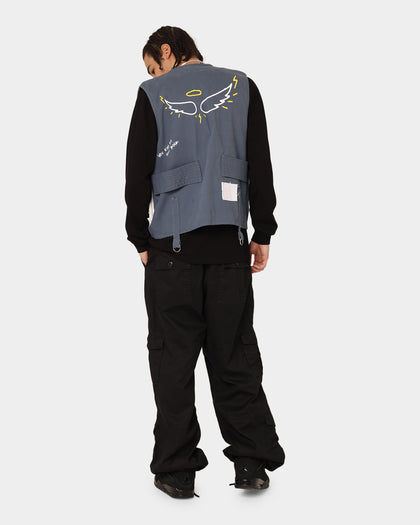 Lifted Anchors Warwick Utility Vest Navy