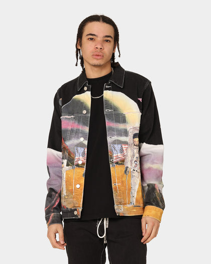 Lifted Anchors Wonderland Denim Jacket White