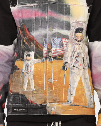 Lifted Anchors Wonderland Denim Jacket White